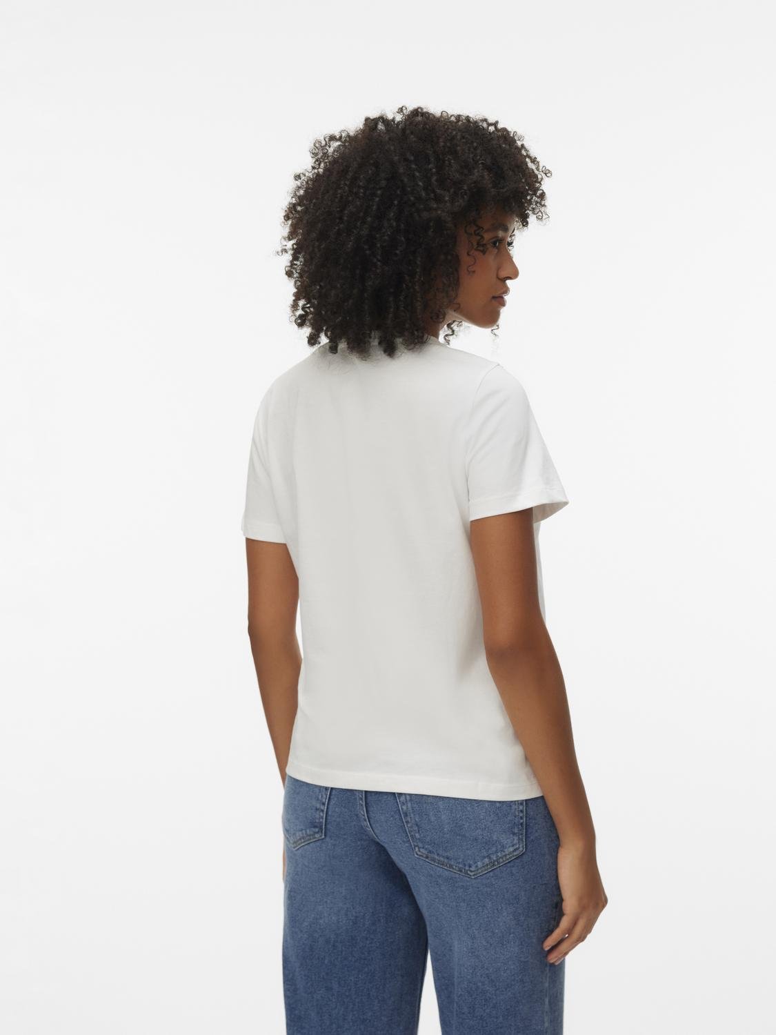 VMKYANNA T-Shirt - Snow White - VERO MODA & VILA Bergvik